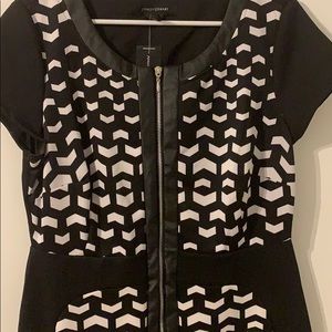 Black and white dress